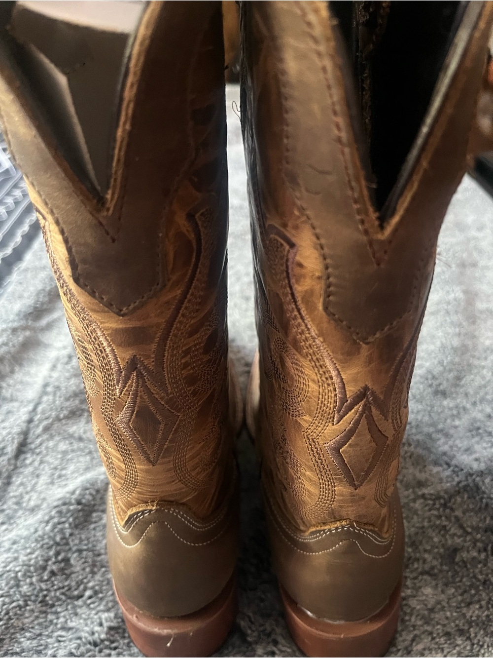 Corral Women’s Brown Leather Western Boots size 26 is 10 USA. - Picture 5 of 11